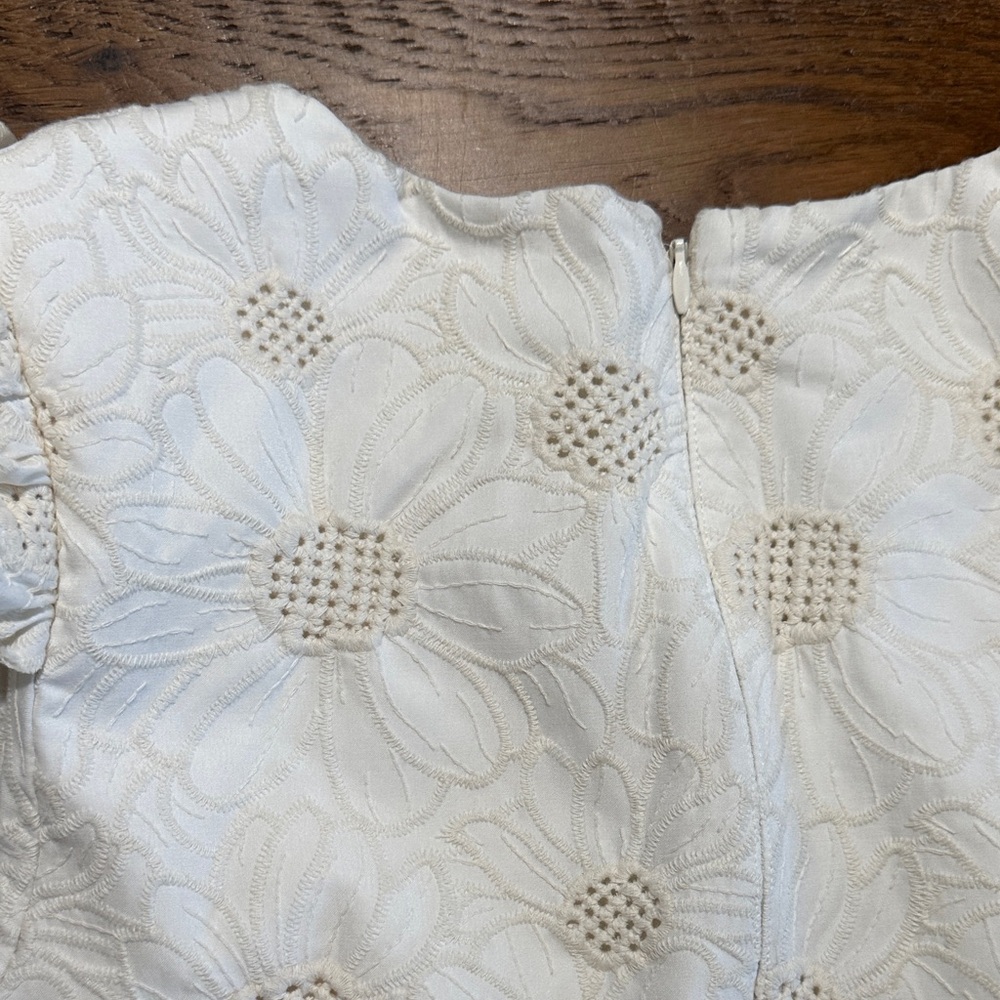 Alex Marie Ivory Floral Dress - Picture 5 of 7